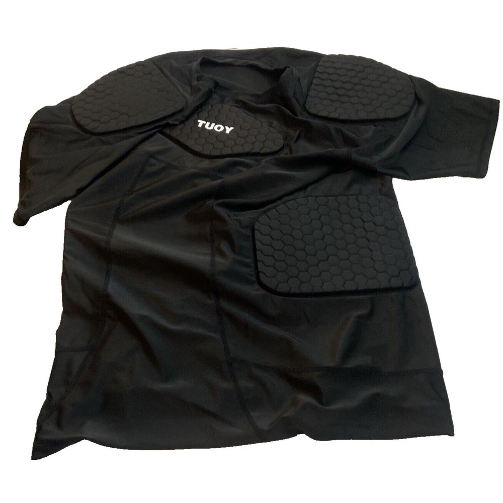 Tuoy Padded mens Shirt 2XL Football Paintball Black